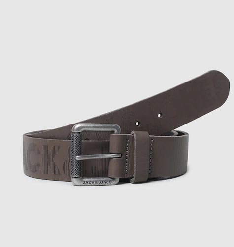Men Textured Leather Belt